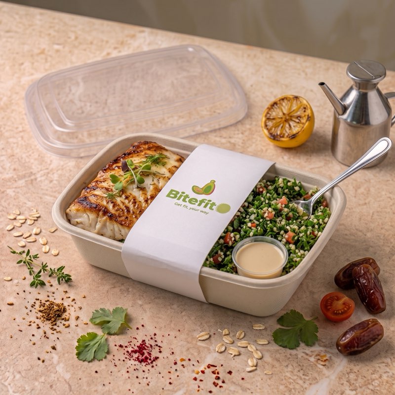 Grilled Hammour with Tabbouleh